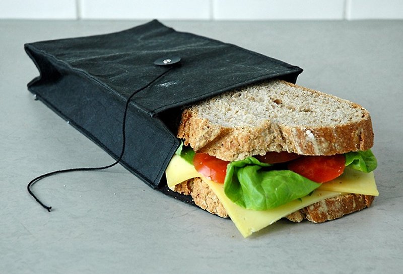 环保食物餐袋 M /碳黑色 - 收纳用品 - 其他材质 