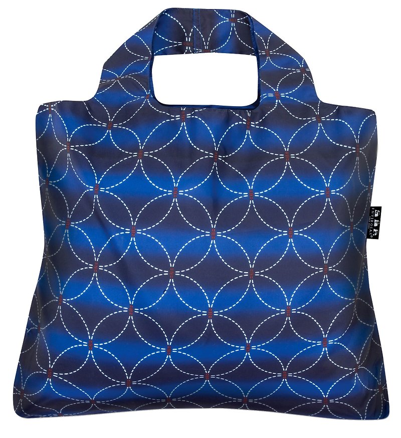 ENVIROSAX 澳洲折叠购物袋 | 东京─水波 - 侧背包/斜挎包 - 聚酯纤维 多色