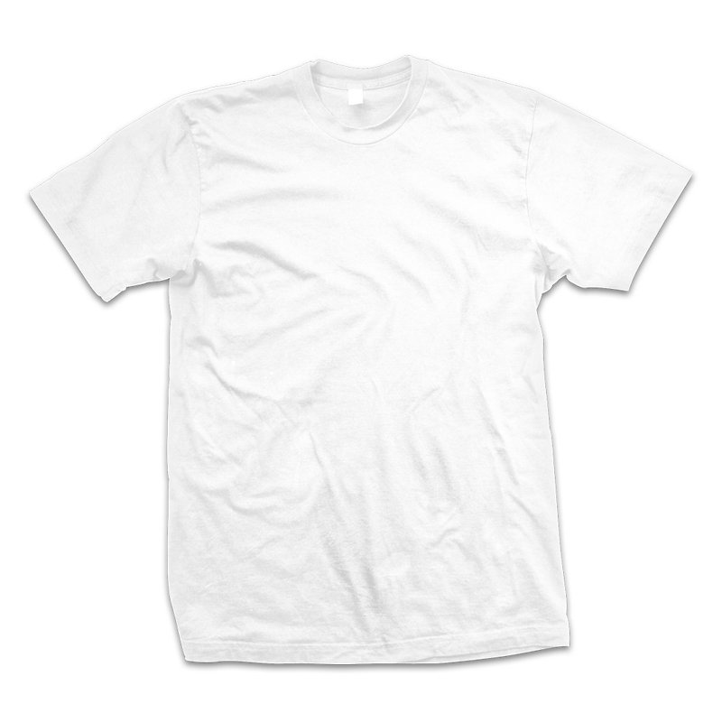 AppleWork 纯棉白色素TEE 买衣送衣 - 男装上衣/T 恤 - 纸 