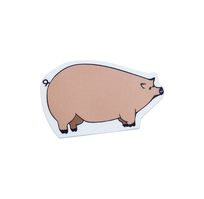( 猪猪) Li-good - 防水贴纸、行李箱贴纸 -NO.113 - 贴纸 - 塑料 粉红色