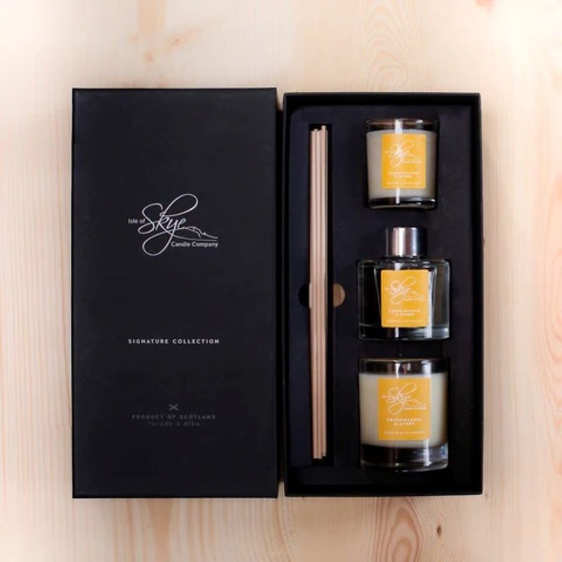 Skye candles 经典礼盒组 - 香薰/精油/线香 - 其他材质 咖啡色