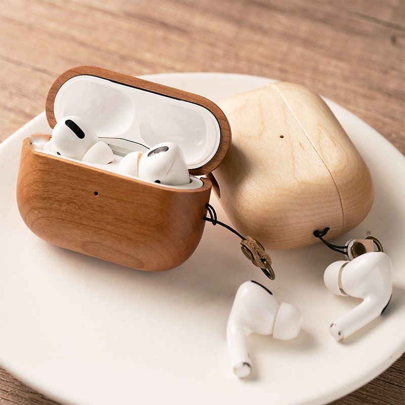 AirPods - 原木纹耳机保护套 - 耳机收纳 - 木头 