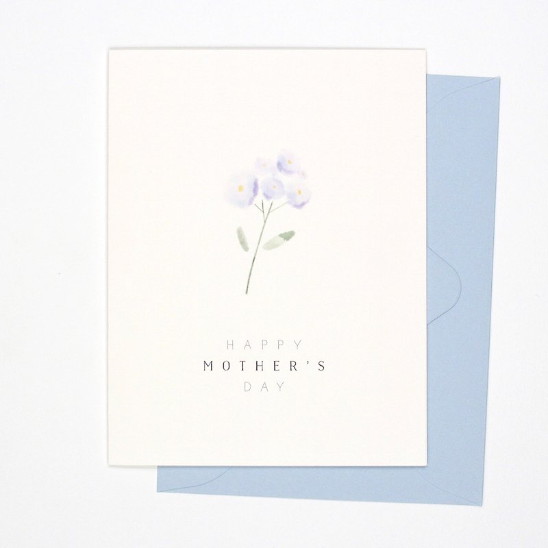 Happy Mother's Day Card - 卡片/明信片 - 纸 紫色