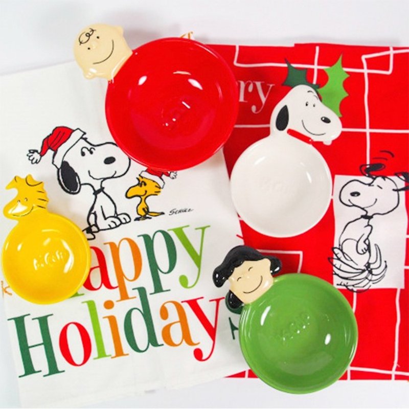 Snoopy 圣诞节杯碗套组 - 厨房用具 - 瓷 