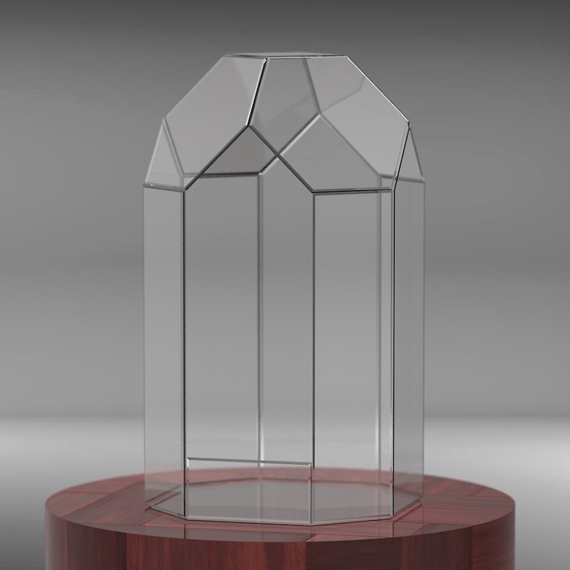 Digital drawing for printing! Stained glass terrarium. Project 189 - 图文模板设计 - 其他材质 