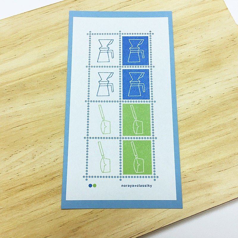 仓敷意匠 x Noraya 厨房邮票 水糊贴纸【咖啡壼&牛奶锅 (53085-01)】 - 贴纸 - 纸 多色