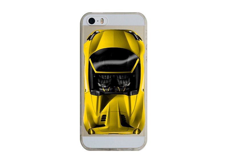订制 黄色跑车 iPhone X 8 7 6s Plus 5s 三星 S7 S8 S9 手机壳 - 手机壳/手机套 - 塑料 黄色