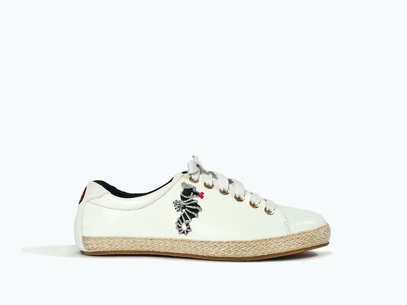 Tyler  Vegan Sneaker  White - 女款皮鞋 - 人造皮革 白色