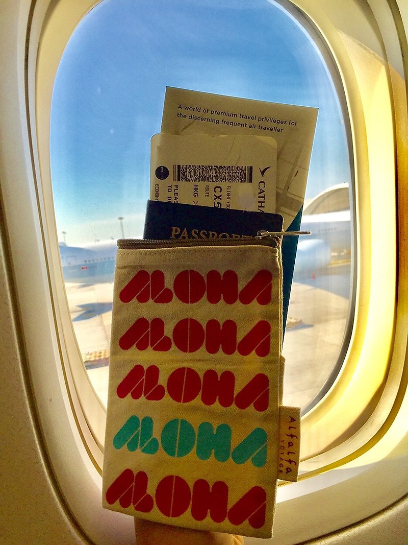Aloha 旅行经典护照套 - 证件套/卡套 - 棉．麻 