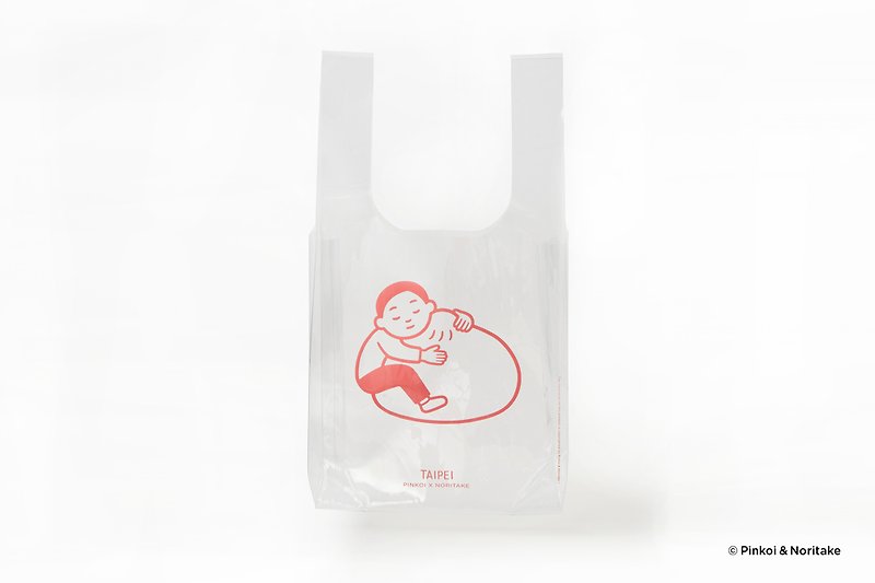 Pinkoi x Noritake PVC 透明手提袋 台北版 - 手提包/手提袋 - 塑料 透明