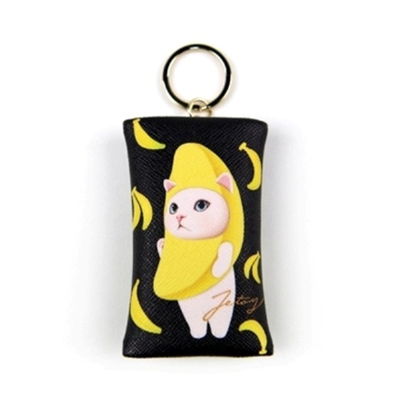 JETOY, 甜蜜猫 零钱包 钥匙圈_Nanachoo J1701501 - 钥匙链/钥匙包 - 其他材质 黄色