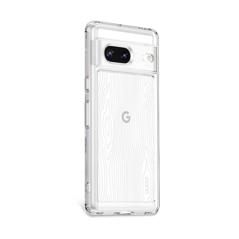 Google Pixel 8/7系列 浮雕感防震双料手机壳-木纹 - 手机壳/手机套 - 其他材质 多色