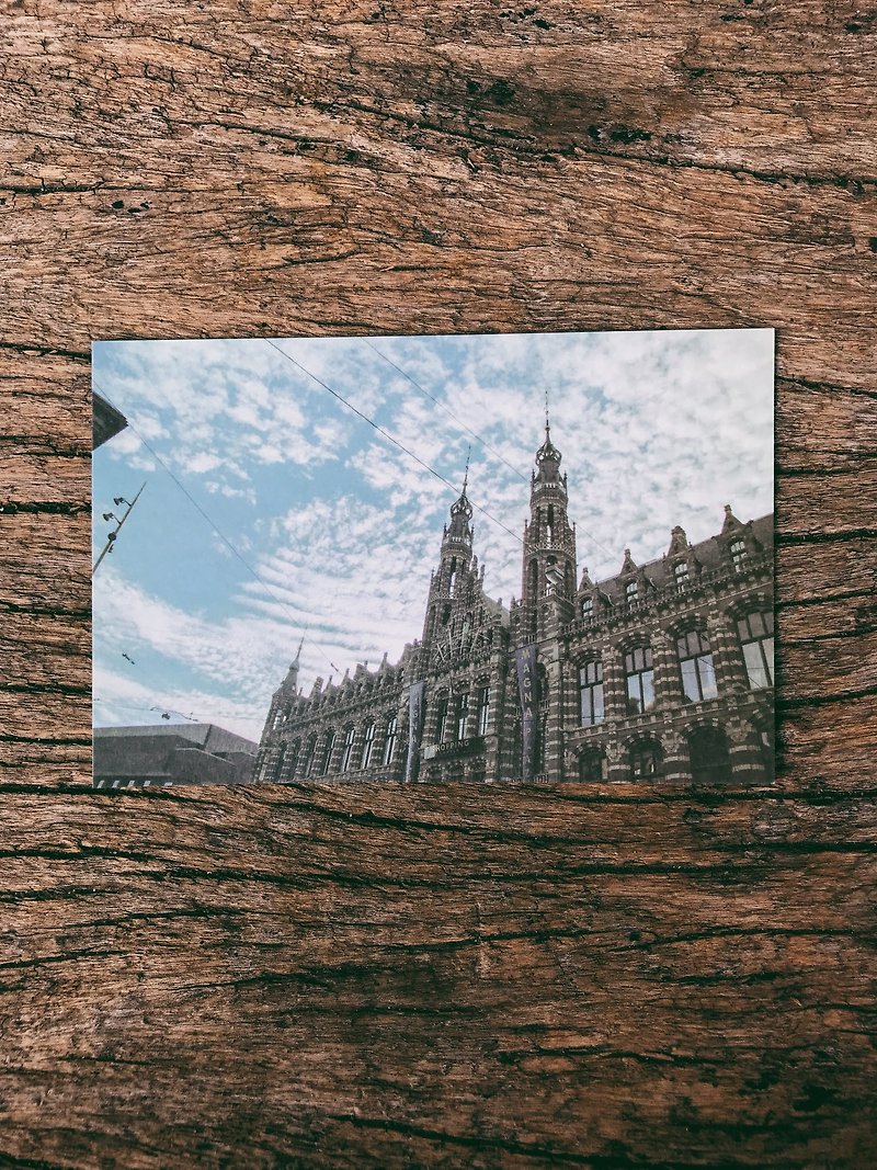 世界的风景。阿姆斯特丹 城市建筑 摄影明信片 青青的岛 - 卡片/明信片 - 纸 