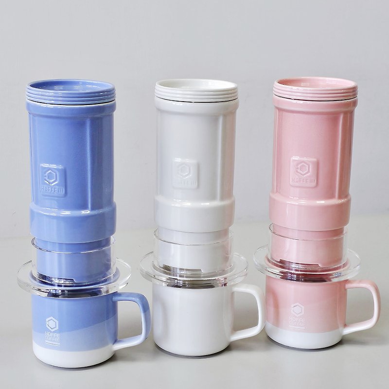 【现货】马卡龙手冲咖啡机 畅销日本 香港 HOFFE3 Lite 精品咖啡 - 咖啡壶/周边 - 瓷 紫色