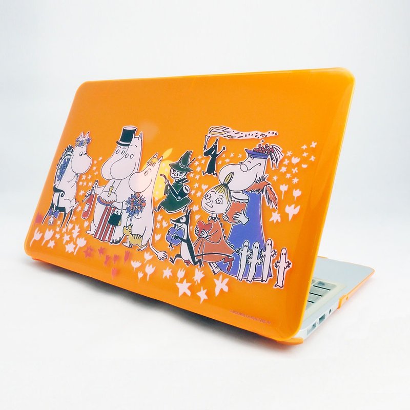 Moomin噜噜米正版授权-Macbook水晶壳【生日派对】 - 平板/电脑保护壳 - 塑料 橘色