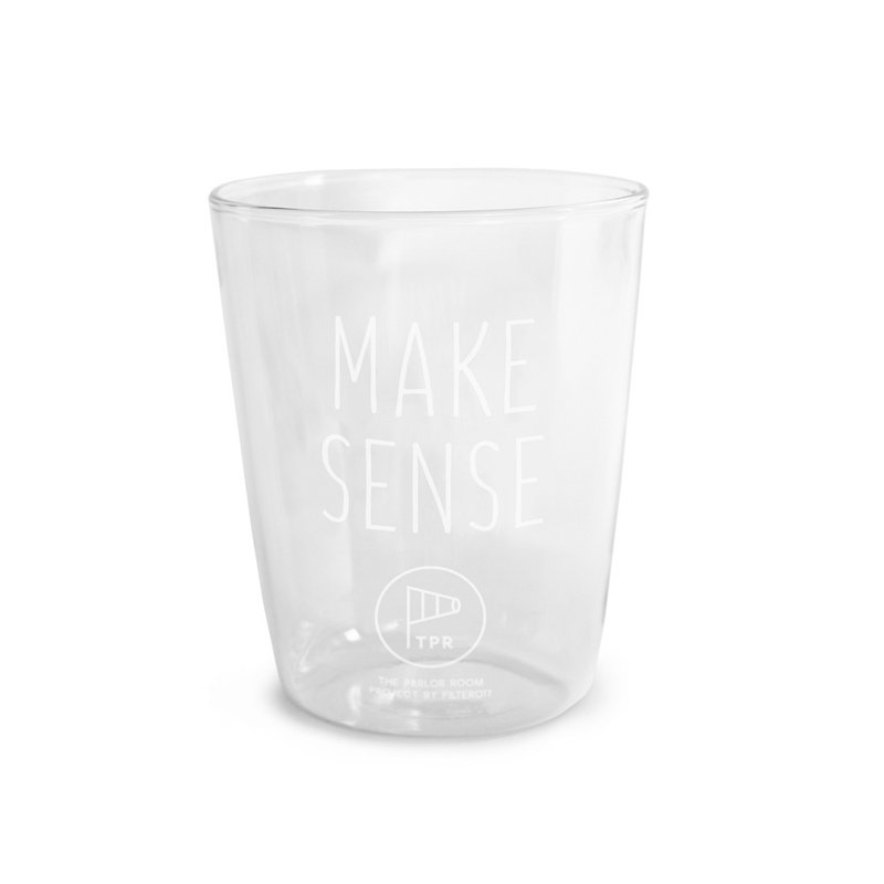 KINBER MADE X Filter017'MAKE SENSE' Glass/金帛手制联名玻璃杯 - 杯子 - 玻璃 