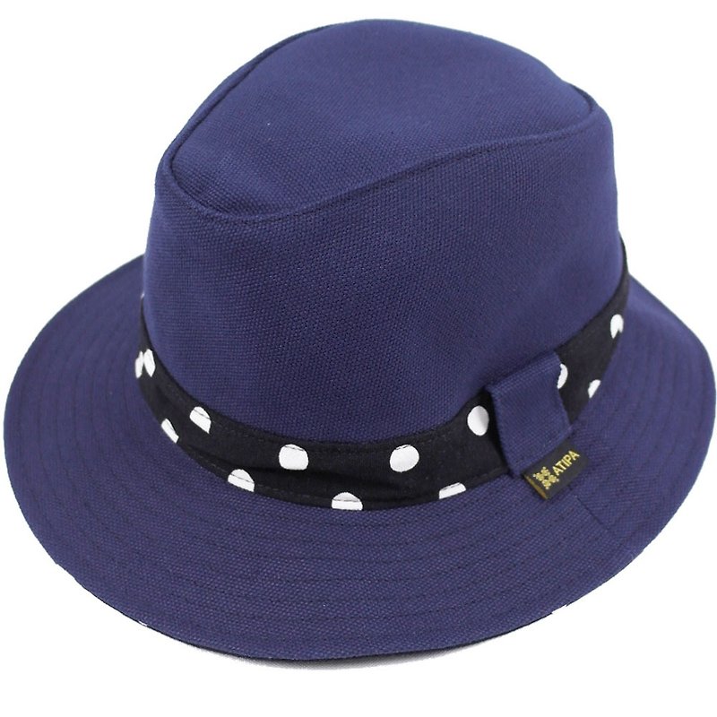 ATIPA Panapolka 巴拿马草帽海军颜色 - 帽子 - 其他材质 蓝色