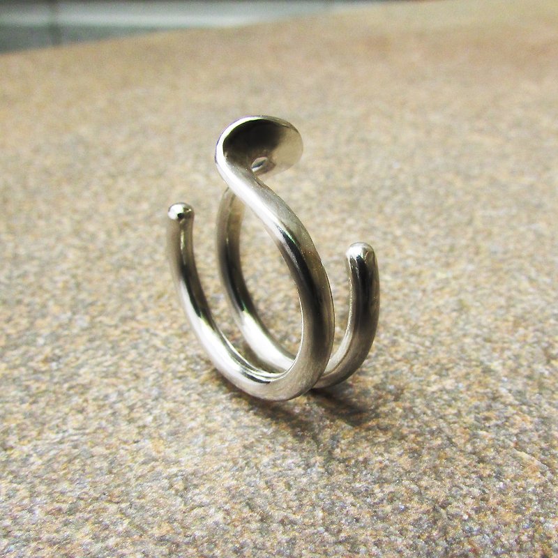 flamenco ring_佛朗明哥戒指 | 925银 限量 设计师手作 - 戒指 - 其他金属 银色