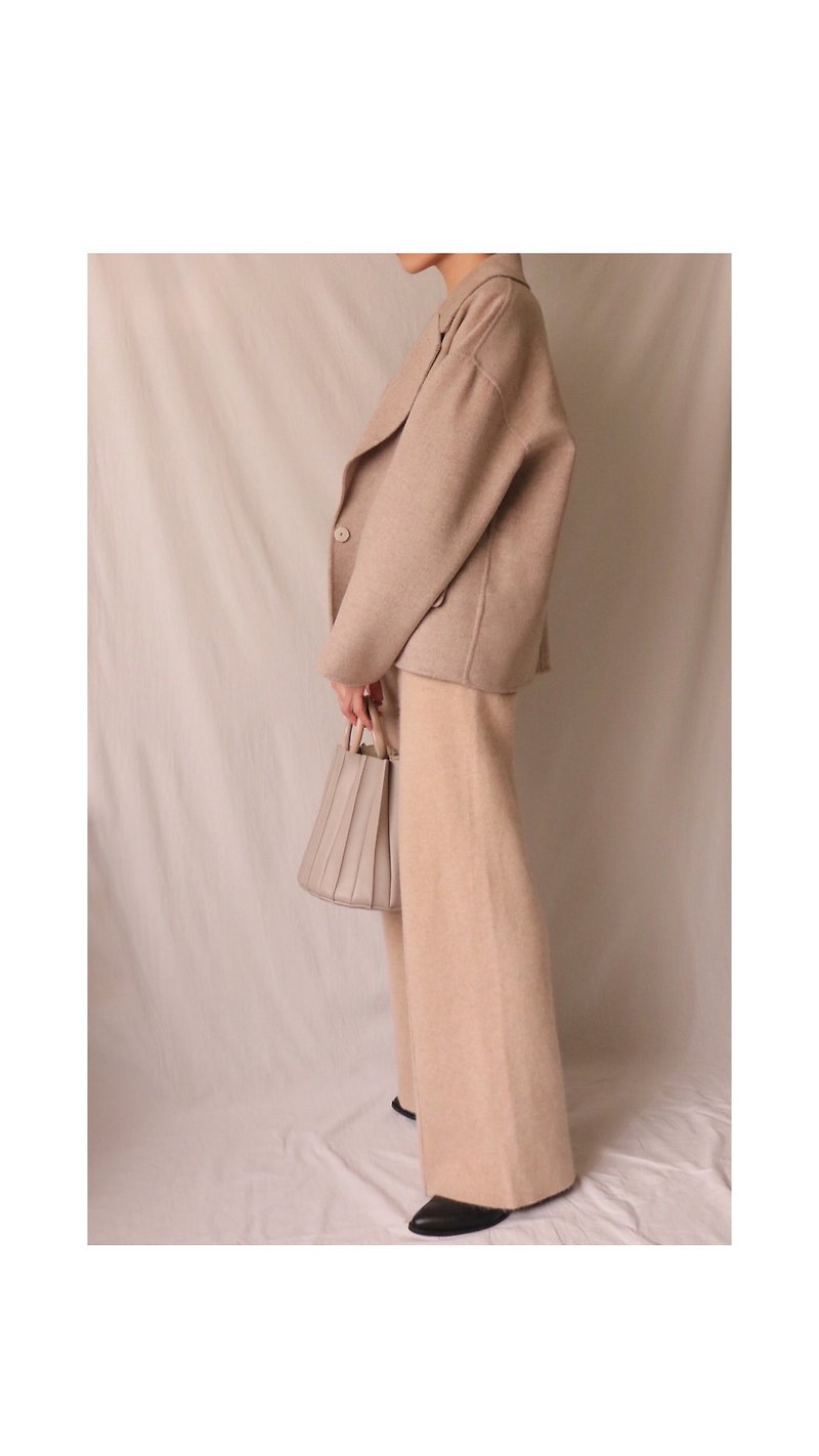 Avoine Coat 手缝羊毛短大衣 多色订做 - 女装休闲/机能外套 - 羊毛 