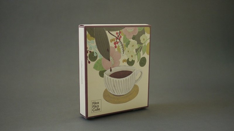 单品豆款"水洗耶加 Aramo"联名插画家米力 挂耳包组 - 咖啡 - 新鲜食材 咖啡色