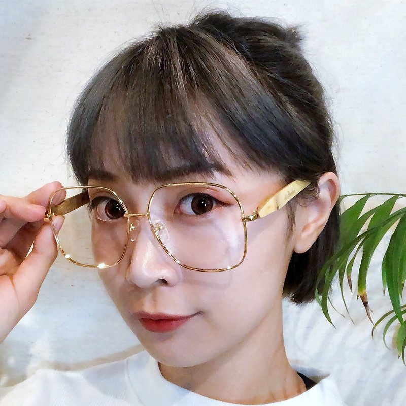 Mr.Banboo台湾手工眼镜【F】系列 39 冷金属遇上 有温度的竹子 - 眼镜/眼镜框 - 竹 