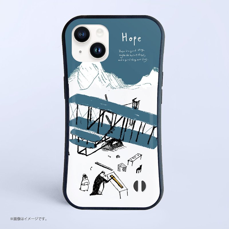 北極ライト兄弟/耐衝撃グリップiPhoneケース - 手机壳/手机套 - 塑料 白色