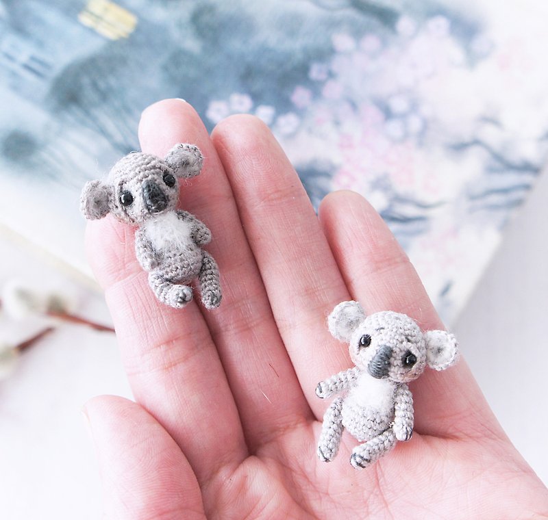 Koala Miniature doll, Toy for Dollhouse, Collectible Miniature, Stuffed Animal