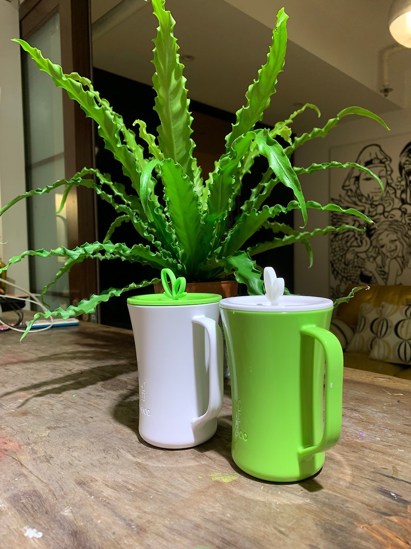 Viéco环保植物制造生物降解PLA带盖环保杯 - 杯子 - 环保材料 绿色
