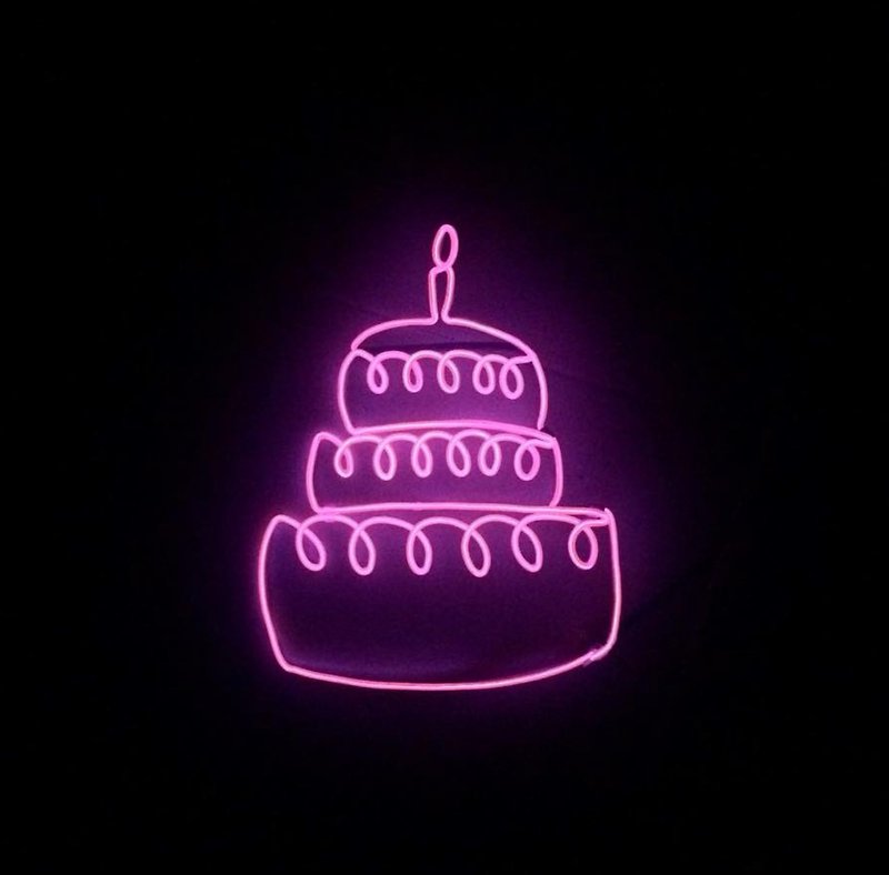 neonlite 定制霓虹文字图案灯 /生日蛋糕/ - 灯具/灯饰 - 塑料 绿色