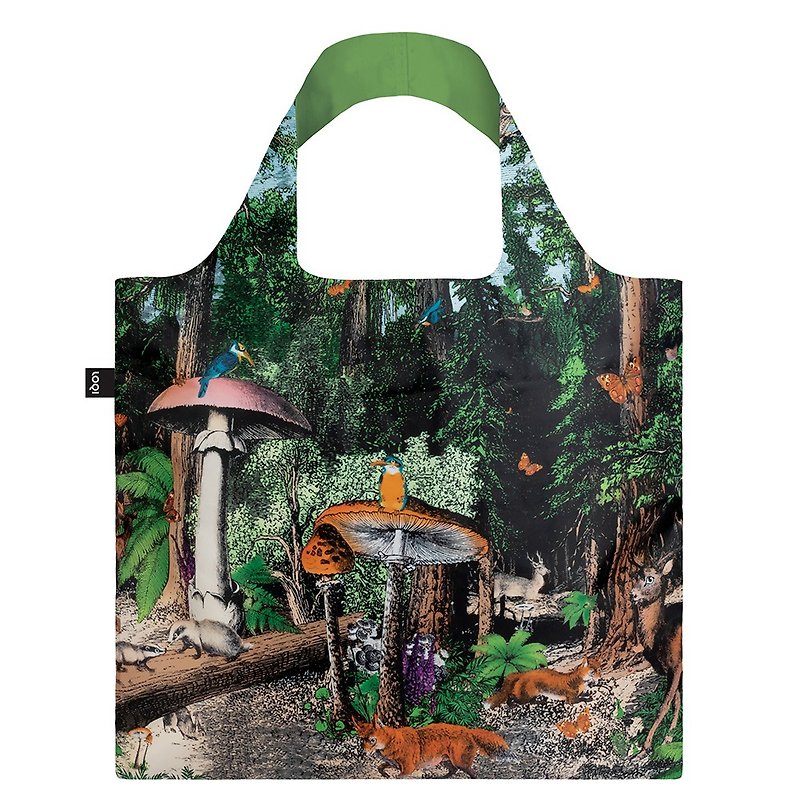 LOQI 购物袋 -黑森林 KWBF - 侧背包/斜挎包 - 塑料 多色