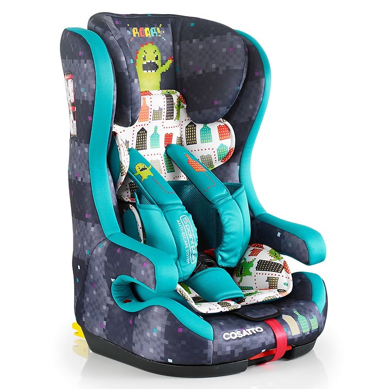 英国 Cosatto Hubbub Isofix 汽车安全座椅 – Monster Arcade - 儿童家具 - 其他材质 绿色