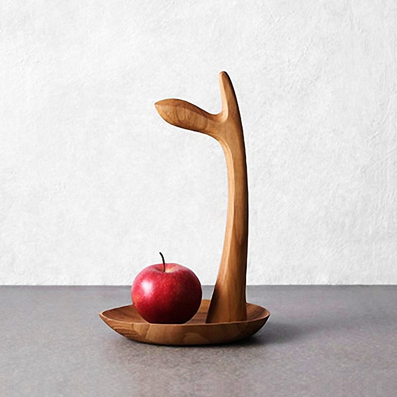 柚木挂架 - 厨房用具 - 木头 咖啡色