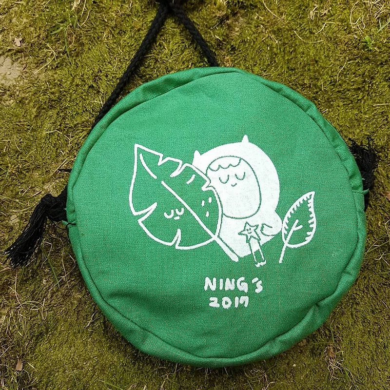 Ning's圆包-绿色*现货* - 侧背包/斜挎包 - 纸 