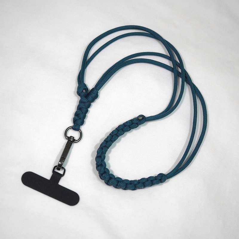 【Gusta.编织】1.0版单色 伞绳编织可调整手机挂绳 含手机挂片 - 挂绳/吊绳 - 尼龙 多色