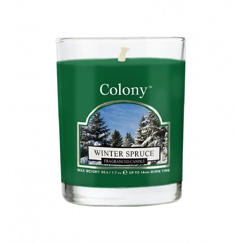 英伦香氛 Colony系列 雪白森林 小罐玻璃蜡烛 - 蜡烛/烛台 - 玻璃 