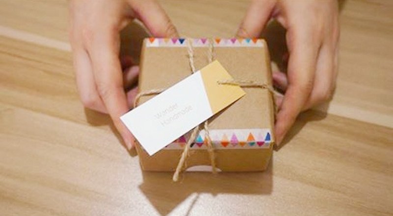 牛皮礼物纸盒 - 木工/竹艺/纸艺 - 纸 咖啡色