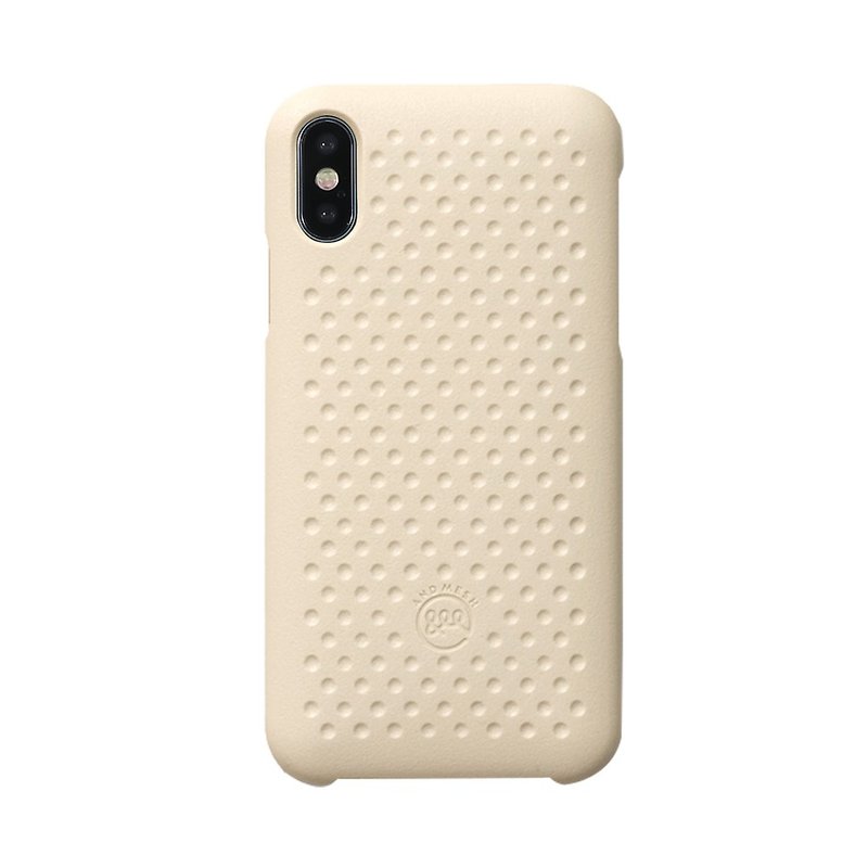 日本AndMesh QQ饼干防撞保护壳-iPhone Xs 沙棕(4571384959469) - 手机壳/手机套 - 其他材质 金色