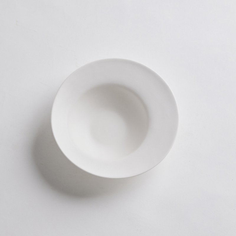 【3,co】海洋汤碗(大) - 白 - 碗 - 瓷 白色