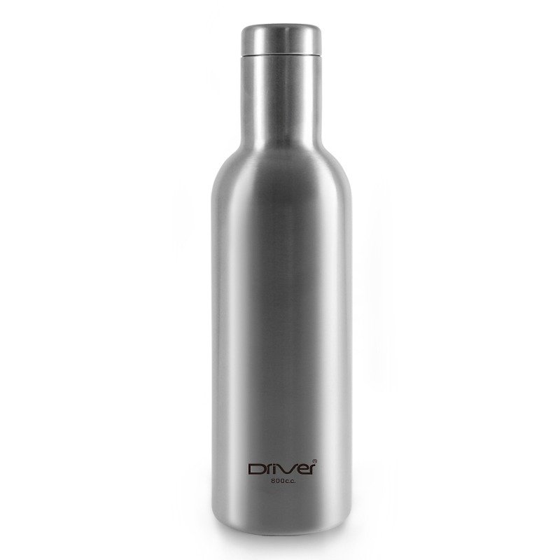 Driver │ 时尚保温瓶 800ml－原色 - 保温瓶/保温杯 - 不锈钢 银色
