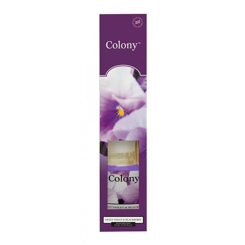 英伦香氛Colony系列-紫罗兰与黑莓 120 ml - 香薰/精油/线香 - 玻璃 
