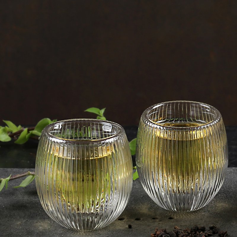 束光双层玻璃杯(100ml) - 茶具/茶杯 - 玻璃 