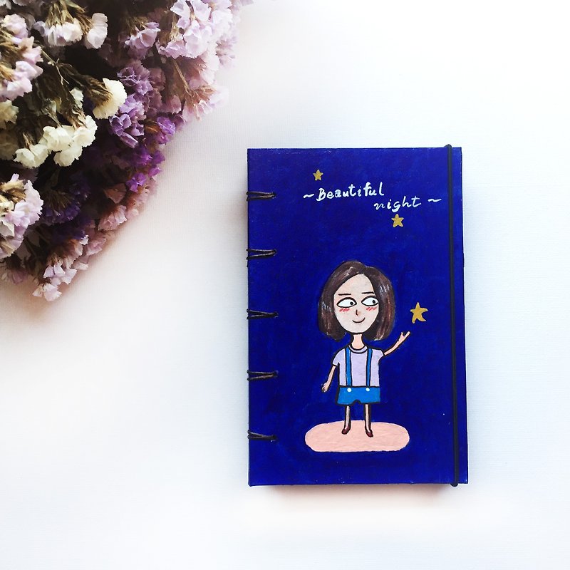 My star ( Notebook Handmadenotebook Diary Mininotebook ) - 笔记本/手帐 - 纸 蓝色