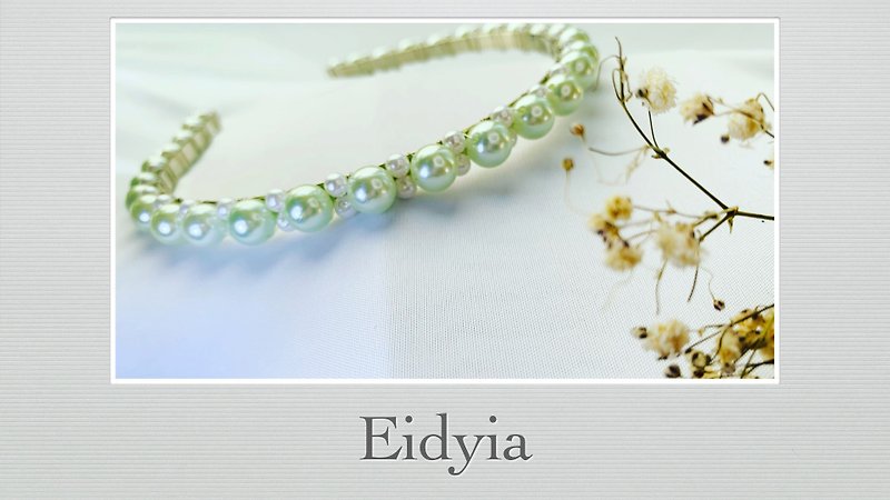 少女头冠系列  - 水之精灵Eidyia - 发饰 - 塑料 绿色