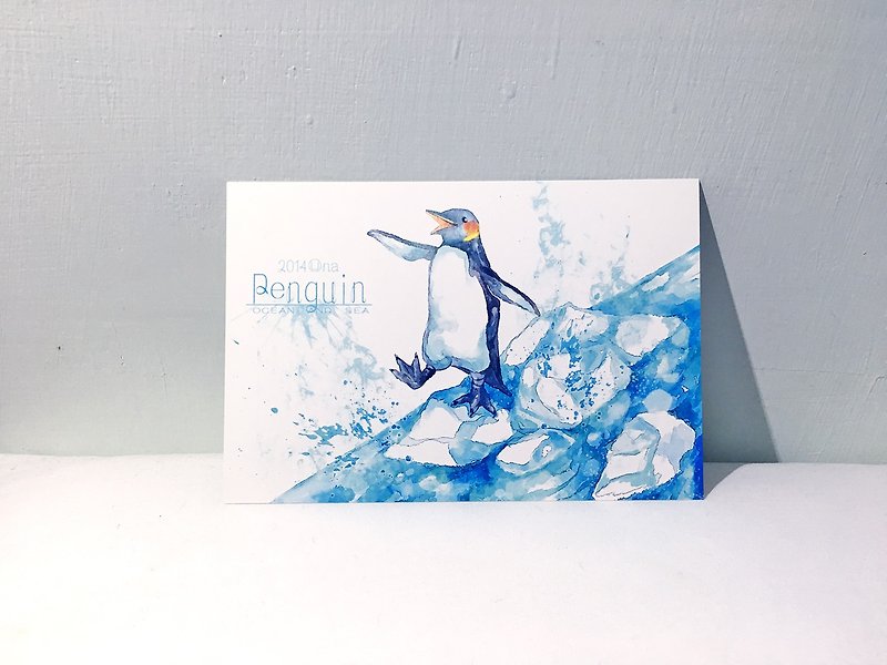 海洋与海 第一季企鹅/双面明信片postcard - 卡片/明信片 - 纸 
