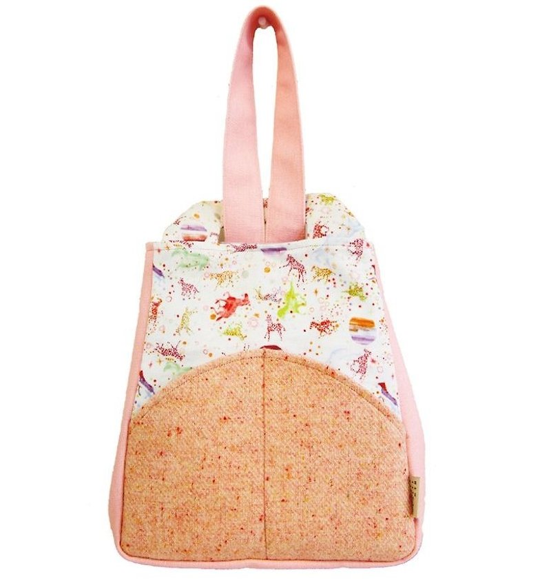 【散步系列】手提包 - 奇幻 动物 银河 - 手提包/手提袋 - 其他材质 粉红色