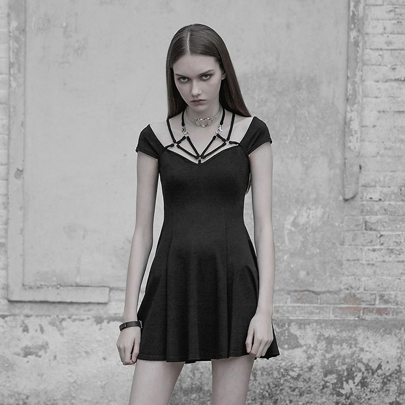 异教徒骨爪吊带连衣裙 - 洋装/连衣裙 - 其他材质 黑色