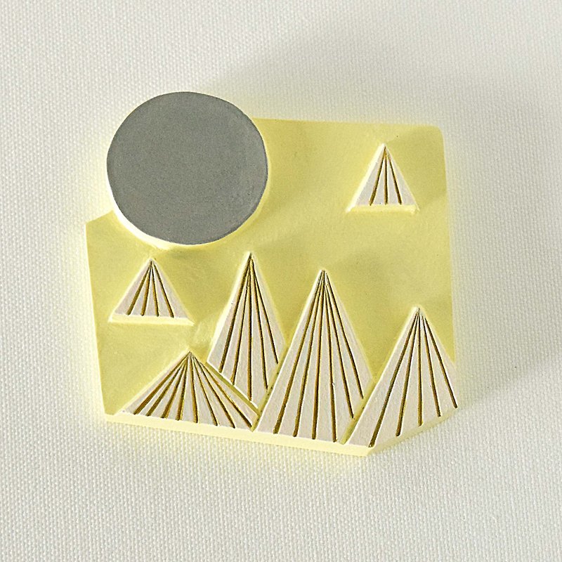 Artdeco Hand Mirror  (mountain - lemon yellow) - 彩妆刷具/镜子/梳子 - 塑料 黄色