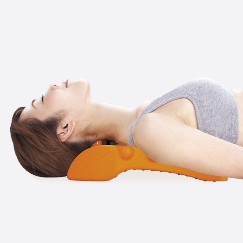 【PROIDEA】起司型纾缓肩颈按摩枕 - 其他 - 其他材质 橘色