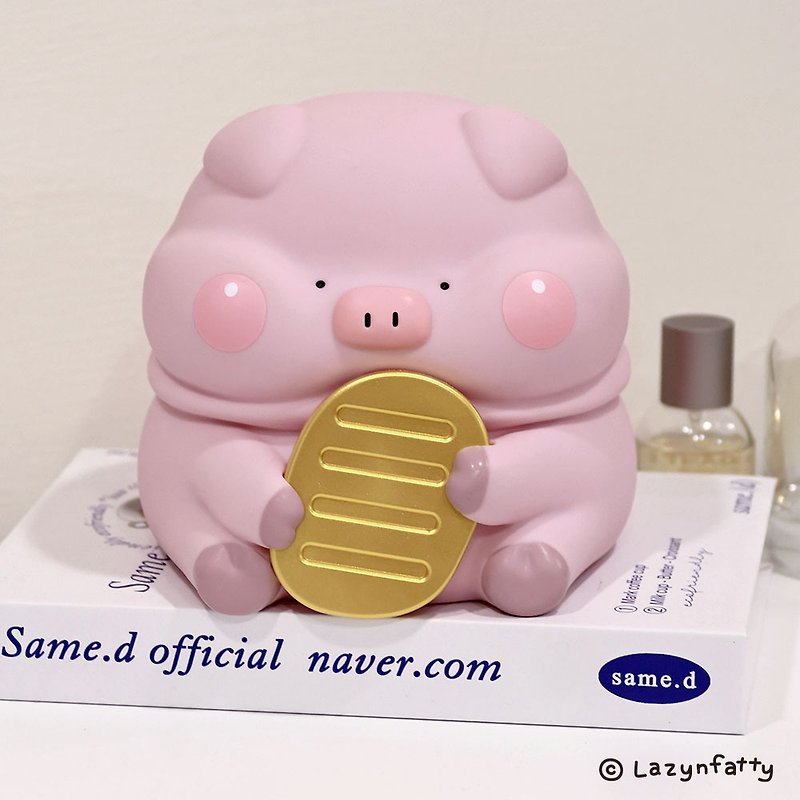 胖才可爱 存钱筒 - 储蓄罐 - 塑料 粉红色