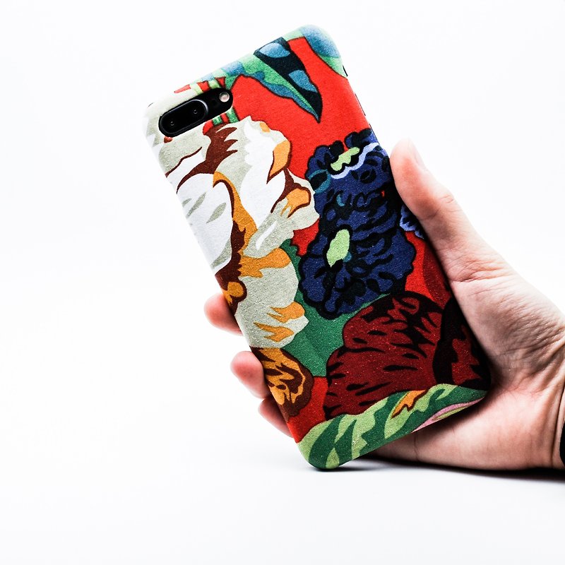Loluptuous-Fabric phone case - 手机壳/手机套 - 棉．麻 红色